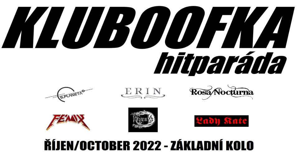 Kluboofka hitparáda ŘÍJEN 2022